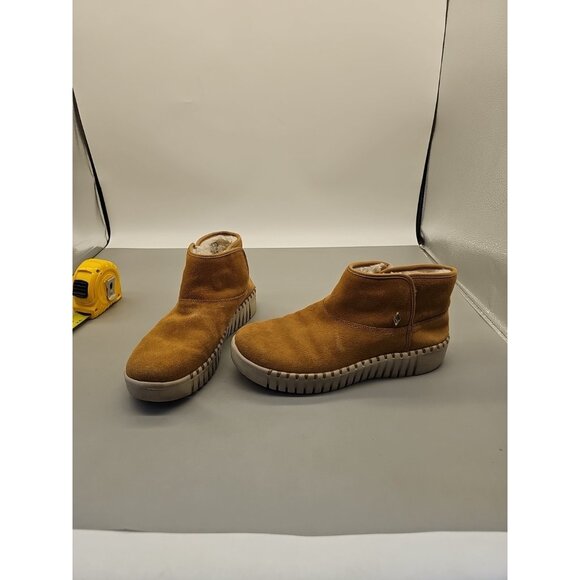 skechers go walk smart air cooled Goga mat faux fur boots booties women’s 9 - Picture 1 of 7